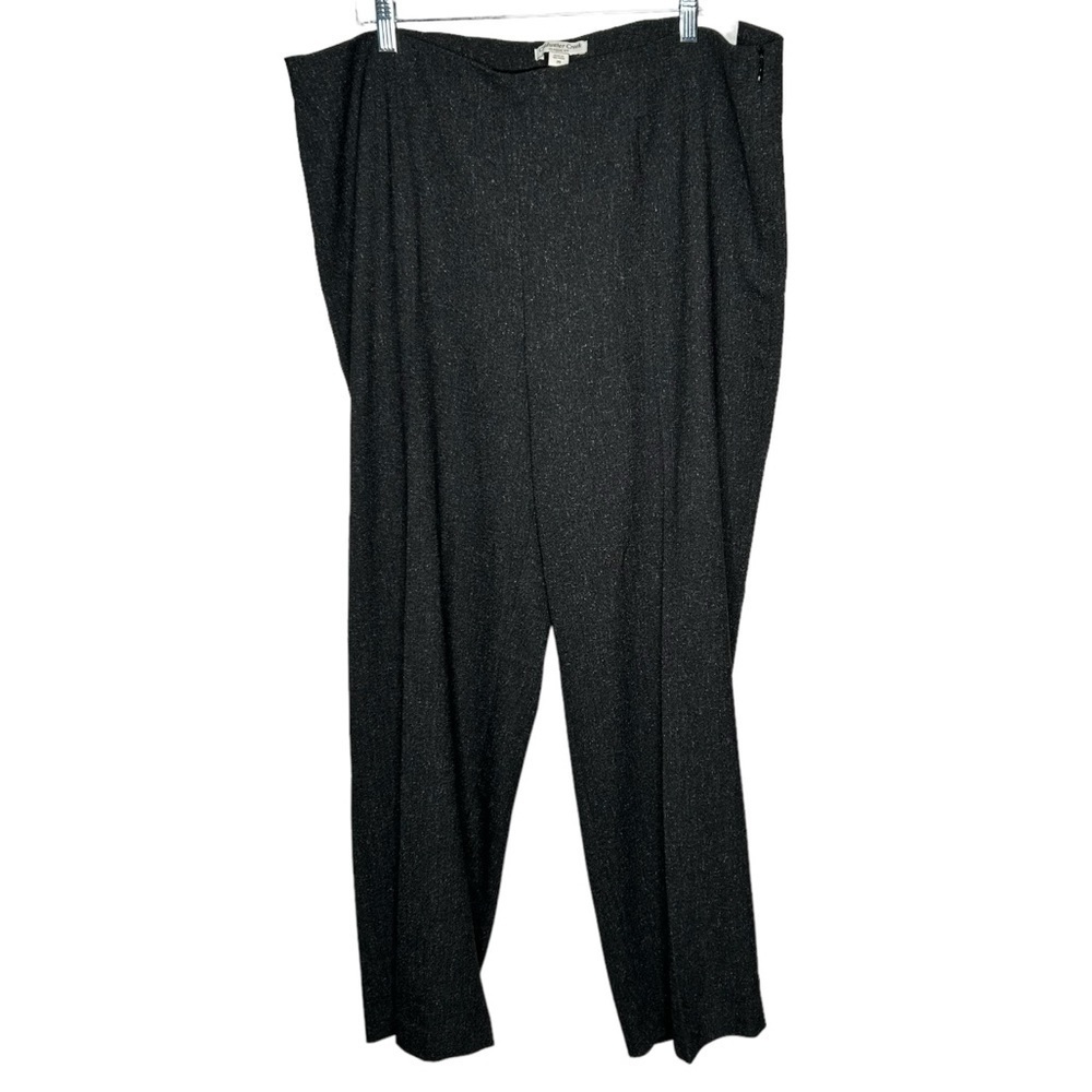 New Coldwater Creek Women’s Classic Fit Straight Leg Pants 20 Gray BNWT Career